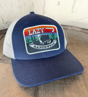 Lazy J Ranch Wear Sunrise Cactus Bull Patch Cap