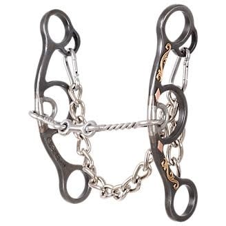 CE Diamond SS II Small Twisted Wire Dogbone Gag Bit BBIT3SS24SS