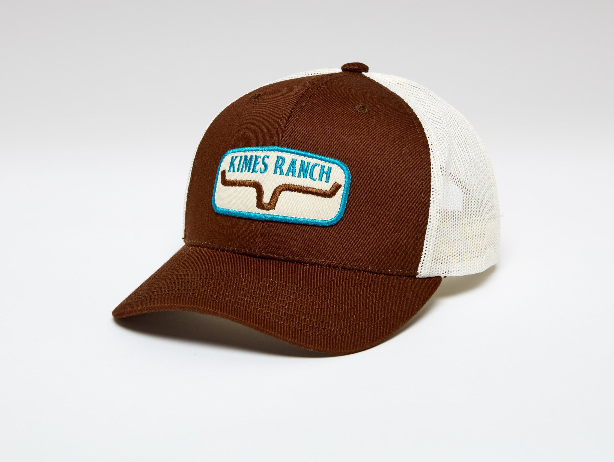 Kimes Ranch Men's Rolling Trucker Cap.