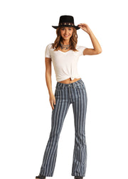 Rock & Roll Cowgirl's Striped Trouser C4