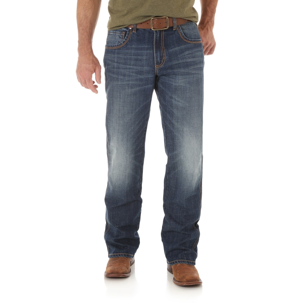 Men's Retro Relaxed Bootcut Jeans