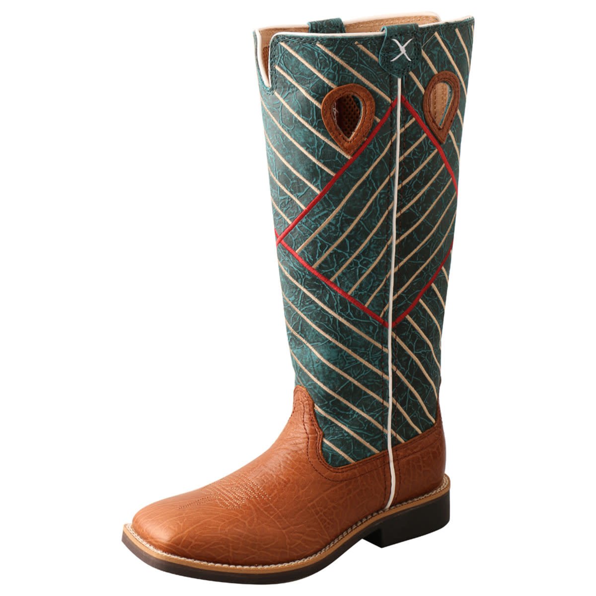 Twisted X Kid's Teal Striped Buckaroo Boot