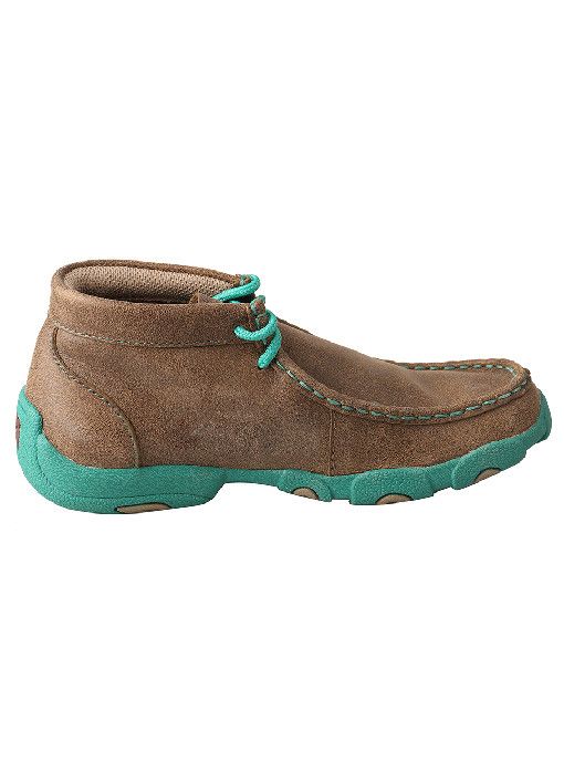 Twisted X Kid's Turquoise Driving Moccasin