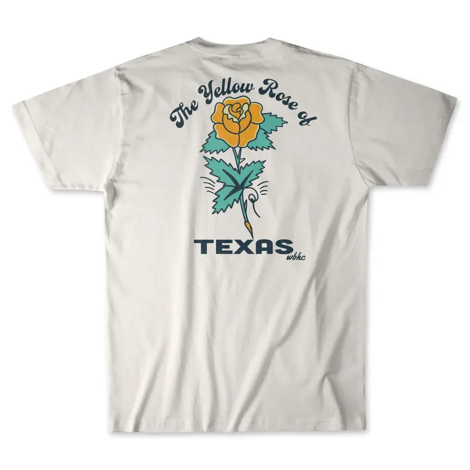 Whiskey Bent Hat Co. Men's Yellow Rose Tee