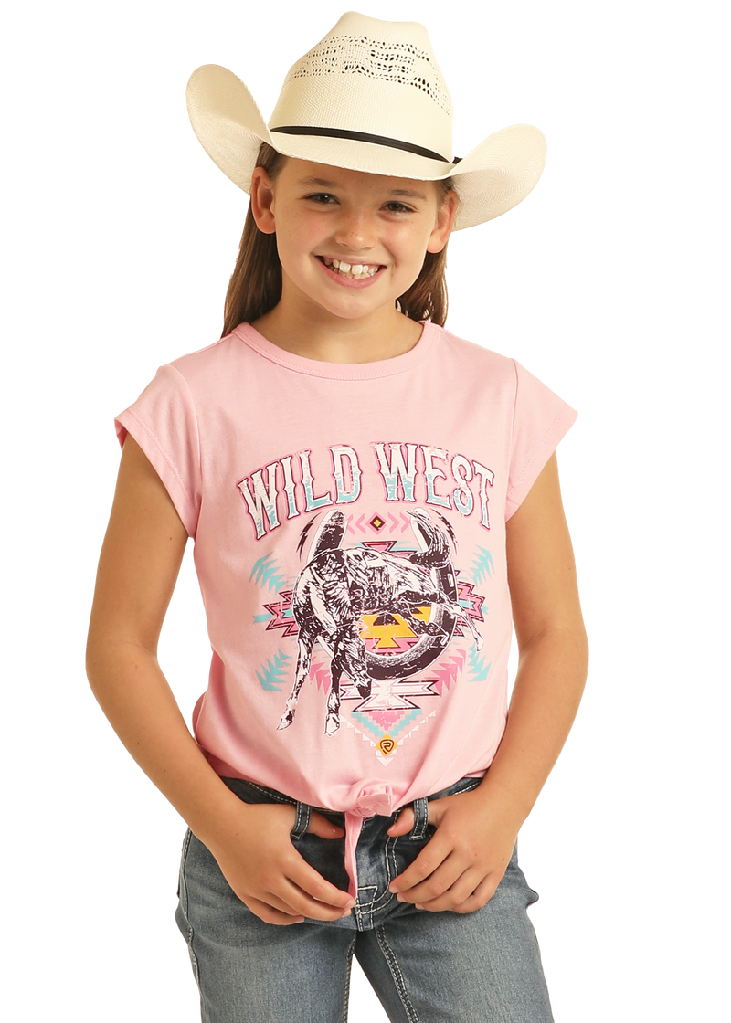 Rock & Roll Cowgirl Girl's Wild West Tee